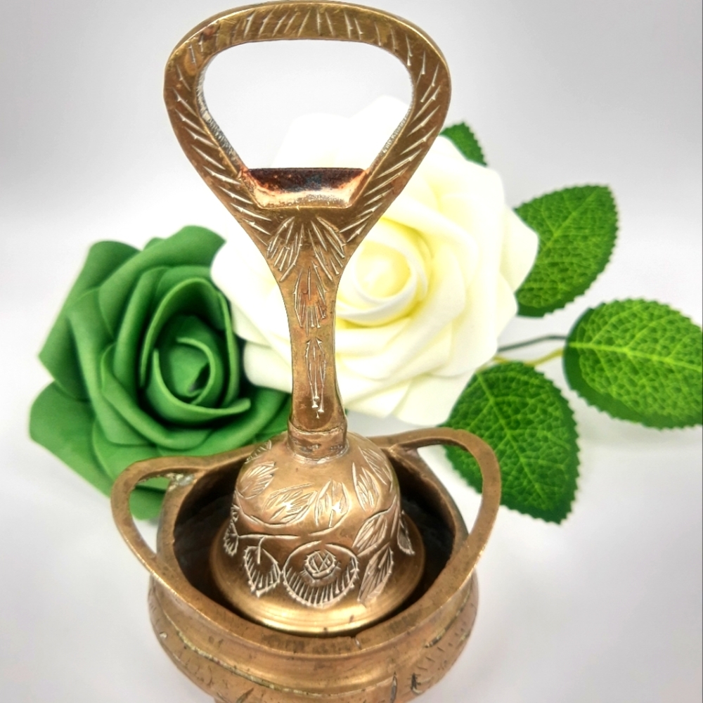 Antiques, rare, bell with Sarna India marking.  Vintage relic;  decoration for y